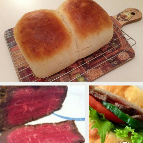 簡単すぎてごめんなさい＃4 “食パン＆ローストビーフ”