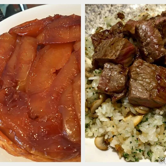スキレットで作る簡単タルトタタンと出来るまでにお料理色々