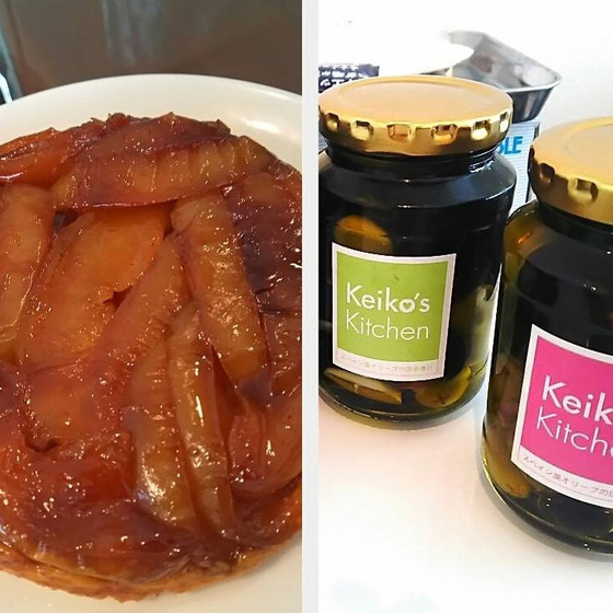 オリーブとタルトタタン、そして出来るまでにお料理色々