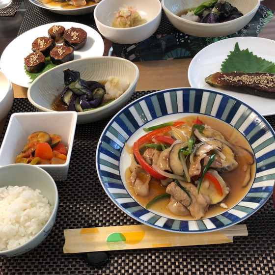 茄子料理の達人になろう！ ～茄子料理５品他～
