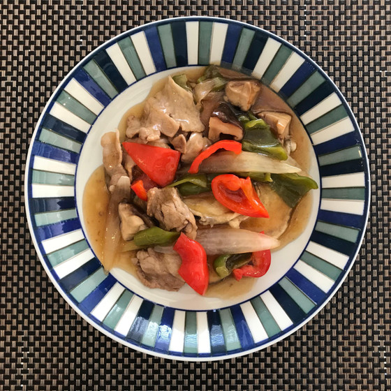 揚げ茄子の甘酢あんかけ