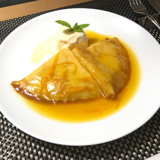 クレープシュゼット&お洒落なお料理