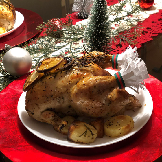 【Xmasメニュー】ローストチキン①～丸鶏の下処理から取り分け方まで