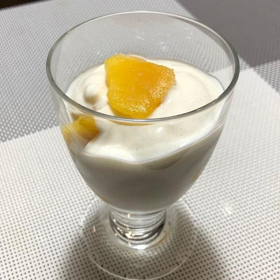 ヨーグルトのデザート