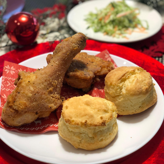 【お家クリスマスメニュー①】フライドチキン他