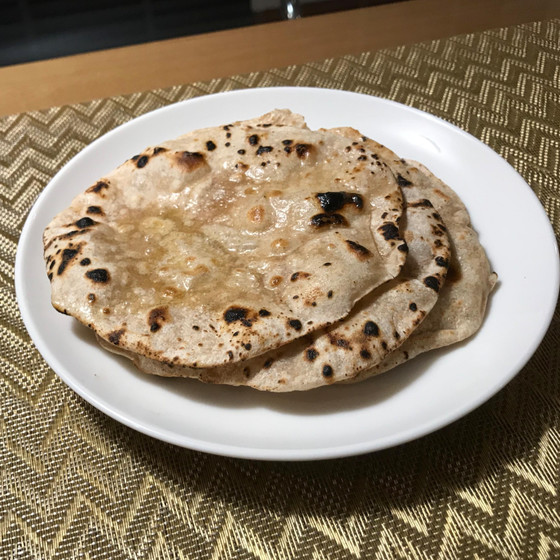 チャパティ、カレーのお供にもデザートにも！