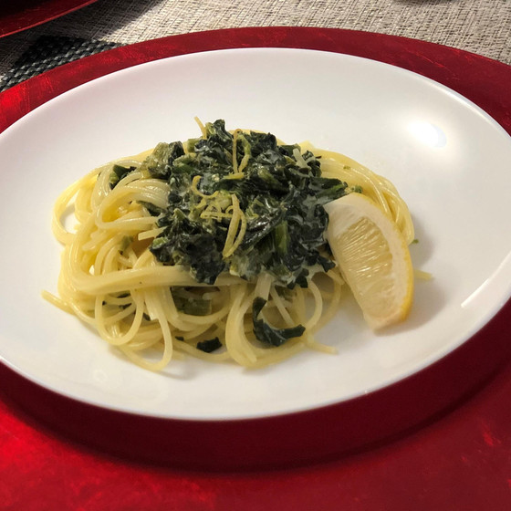 レモンクリームパスタも作ります