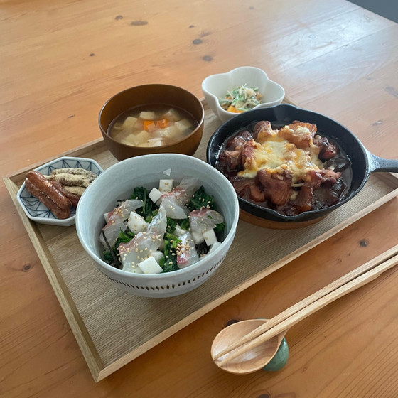 【笠原シェフタイアップ】旬の野菜たっぷり和食