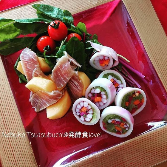 発酵料理教室＜生ハム＆イカ寿司（酢イカ）づくり＞