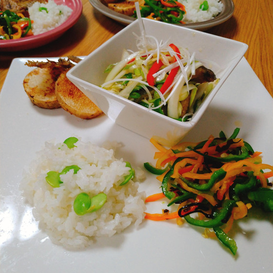 【料理】中級　お魚料理  鯵南蛮　お一人一尾おろします　