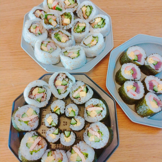 お雛祭りにむけて　　巻きずしレッスン