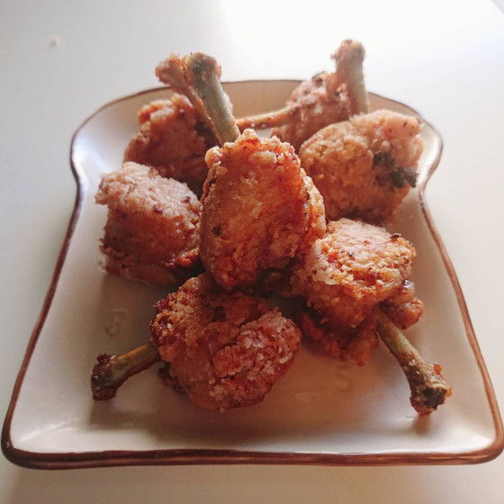 【料理】唐揚げチューリップ　みんな大好き唐揚げ新バージョン