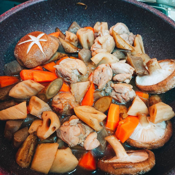 【料理】おせち料理　筑前煮（がめ煮）作ろう！！　