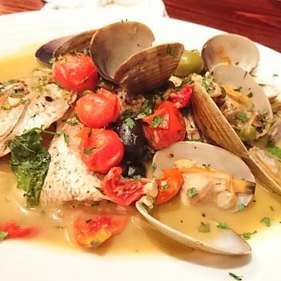 お料理中級　イタリアンホームパーティー　鯵アクアパッツア