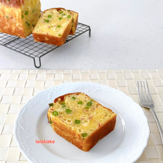 ☆ グリーンピースのケークサレ ☆ 