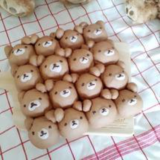 ぎゅうぎゅうくまのちぎりパン