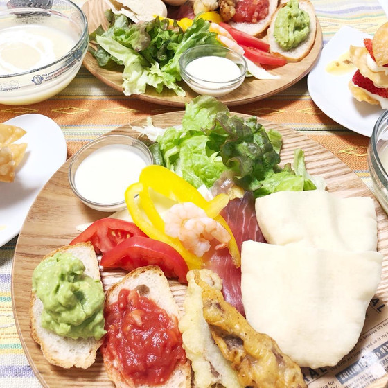 春のおもてなし！「ピタパンサンドとフィンガーステーキ」レッス