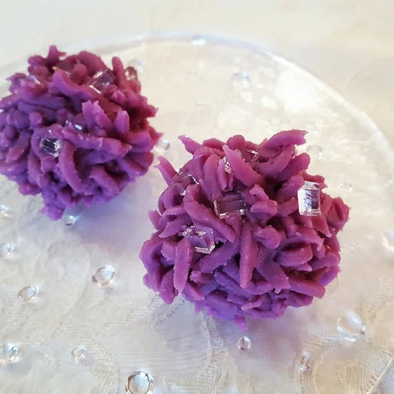 6月の和菓子教室 　紫陽花＆苔清水