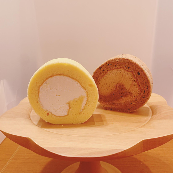 ワンデイレッスン　シフォンロールケーキ（プレーンまたはショコラ）
