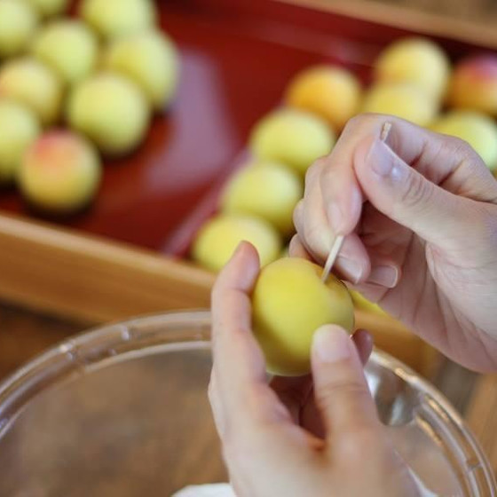 自家製梅干し仕込み　ー副産物活用とお弁当付ー