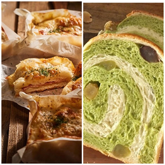 クロックムッシュ&抹茶豆ロール