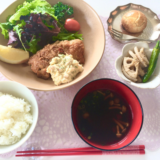 オンライン【動画配信】揚げないチキン南蛮定食