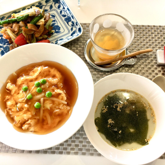 【5月限定リラメニュー】ふわとろかに玉で定番中華