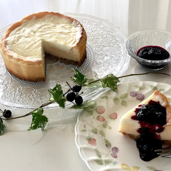ダブルチーズケーキ〜ブルーベリーソース〜
