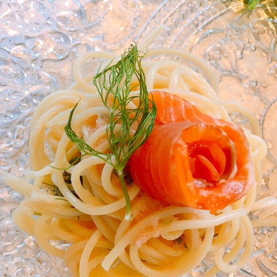 【1】2種のパスタ～冷製たらこレモン