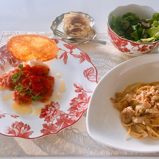 【9月限定リラメニュー】レア食材！フレッシュポルチーニで作る贅沢パスタ&モンブラン