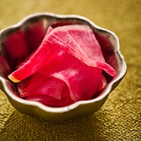 【6】紅芯大根の甘酢漬け