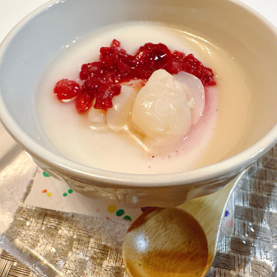 【5】ライチ豆花