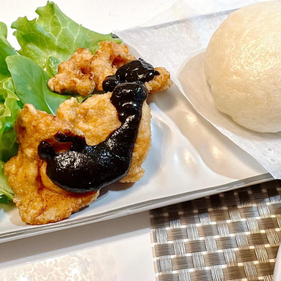 【3】カリカリチキン＆中華蒸しパン