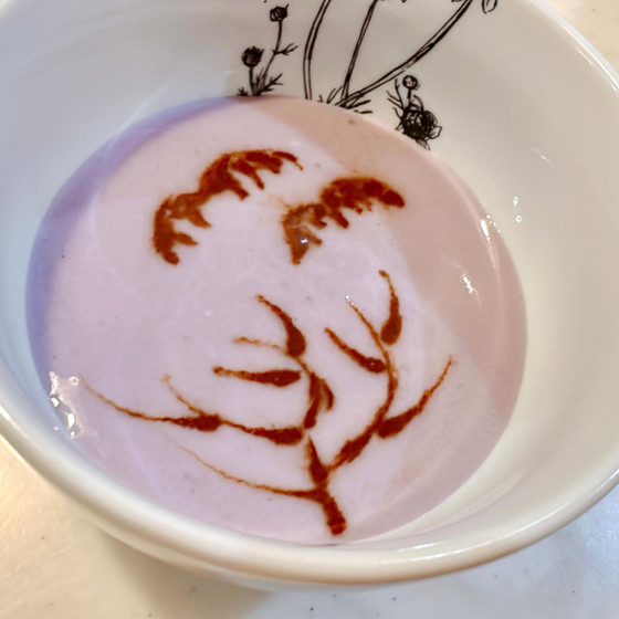 【3】紫芋のヴィシソワーズ