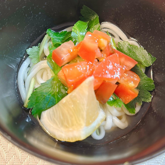【3】塩レモンうどん
