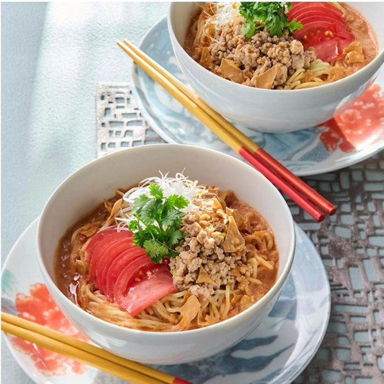 【1】冷製トマト担担麺