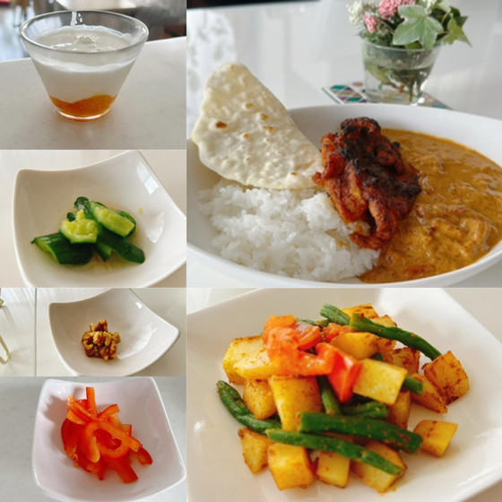 バターチキンカレー&チャパティ