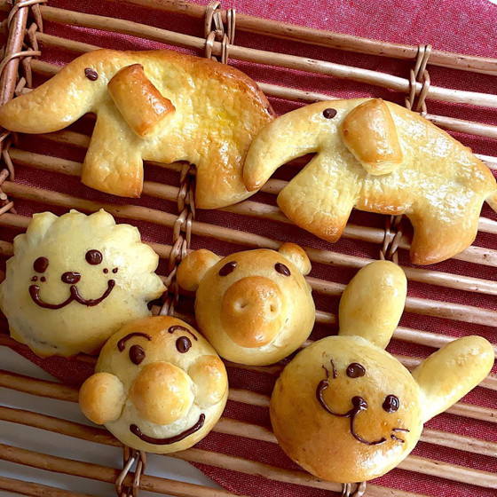 夏休み★どうぶつパン