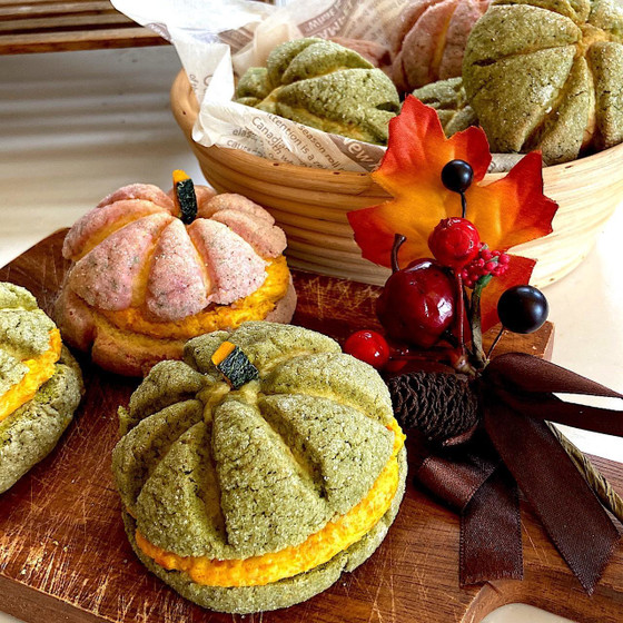 ハロウィンメロンパン