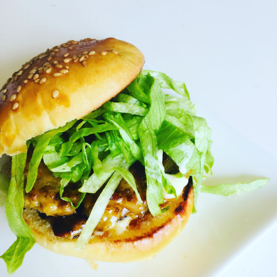 再現！てりやきバーガー