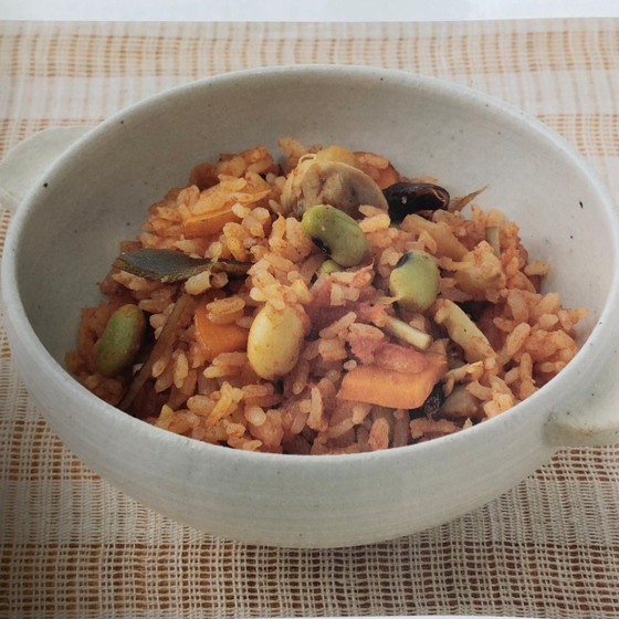 パティシエ【トマトご飯】炊飯器に入れるだけで絶品イタリアン
