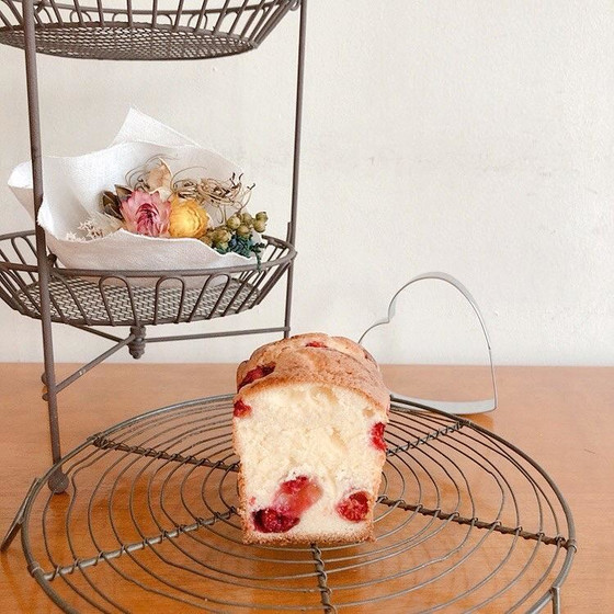 講師が大好きな「ラズベリーとレモンのパウンドケーキ」