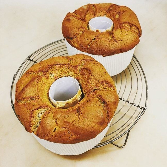 ロイヤルミルクティーの「紅茶のシフォンケーキ」しっとりふわふわ