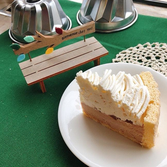 栗とミルクチョコレートの優しい味わい、栗のケーキ「マロン」