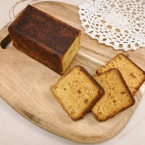 りんごとキャラメルのパウンドケーキ
