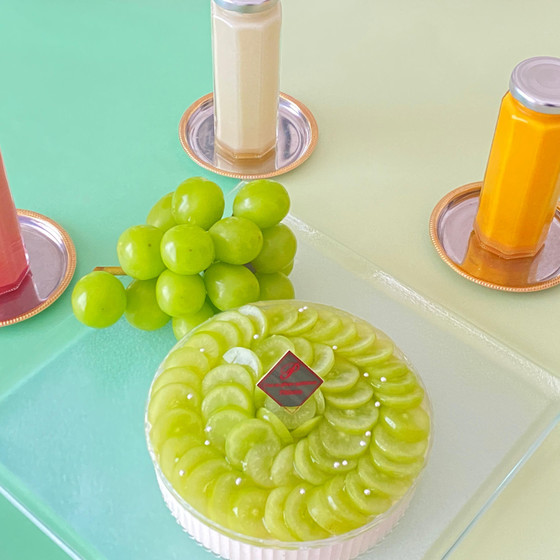 【グルテンフリー】シャインマスカットのなめらかチーズケーキと３種の食べるお野菜ドレッシング♪