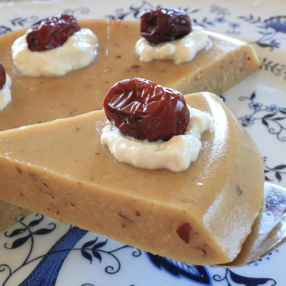 【アトピー性皮膚炎ケア】蓮蓉（蓮の実のあん）と紅棗のケーキ