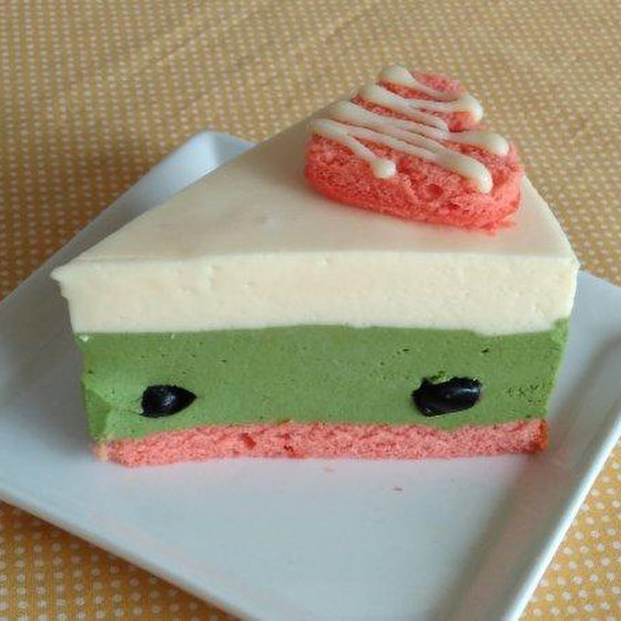 甘酒と抹茶のムースケーキ　（直径18㌢or  15㌢）