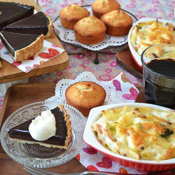 濃厚サクッとチョコタルト＆ココナッツフィナンシェ＆グラタン