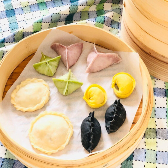 インスタ映え！春彩るカラフル餃子！5色5種類包み方レッスン